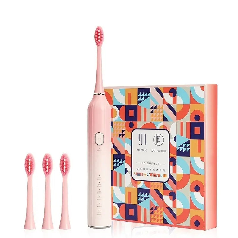 2024 New Electric Toothbrush IPX7 Waterproof Smart Brush Ultrasonic Whitening Teeth Tooth Brush For Toothbrushes 120-day