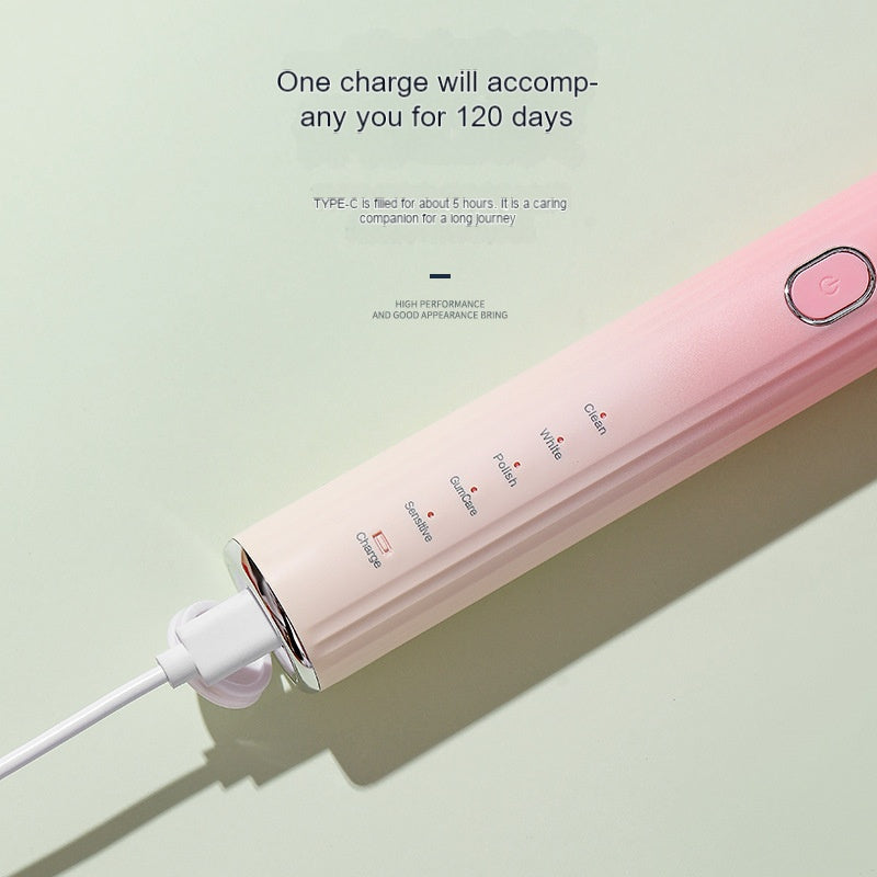 2024 New Electric Toothbrush IPX7 Waterproof Smart Brush Ultrasonic Whitening Teeth Tooth Brush For Toothbrushes 120-day