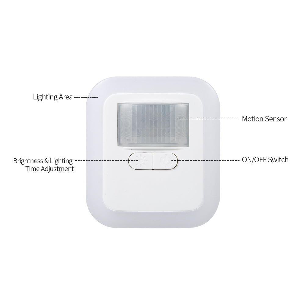 Body sensor toilet night light
