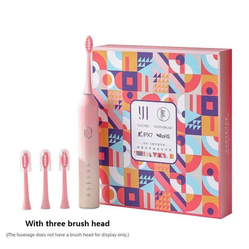 2024 New Electric Toothbrush IPX7 Waterproof Smart Brush Ultrasonic Whitening Teeth Tooth Brush For Toothbrushes 120-day