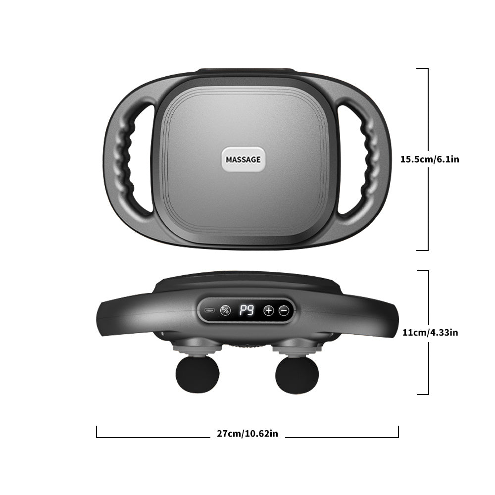 Handheld Deep Tissue Massagers Percussion Massage Gun 6-Head Back Massager For Muscle Relaxation In Back Leg Neck Shoulder And Body Gifts For Families And Friends