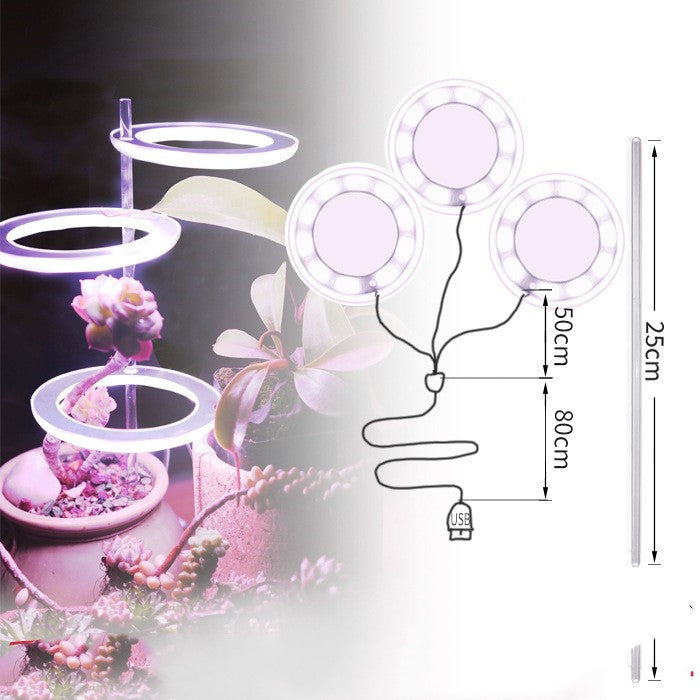 Full-spectrum LED Imitating Sun Coloring Plant Succulent Fill Light Lamp